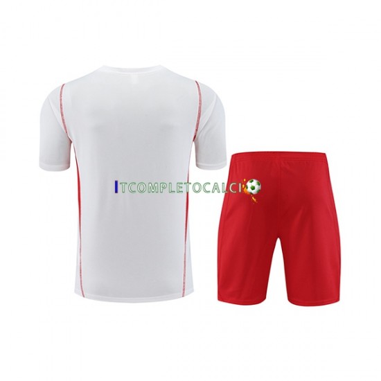 CR Flamengo 2023-2024 Bianco Maglia e pantaloncini da allenamento
