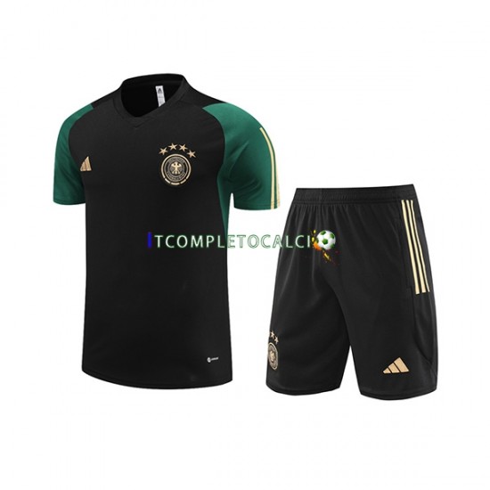 Germania 2023-2024 Nero Maglia e pantaloncini da allenamento