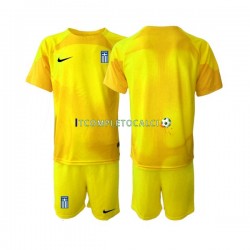 Maglia Grecia Portiere Divisa Home 2023 Manica Corta ,Bambino