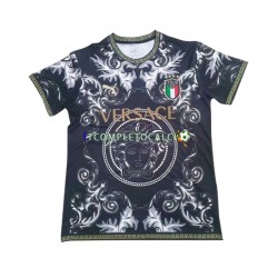 Maglia Italia Versace 2023-2024 Nero Manica Corta ,Uomo