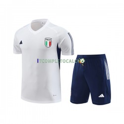 Italia 2023-2024 Bianco Maglia e pantaloncini da allenamento