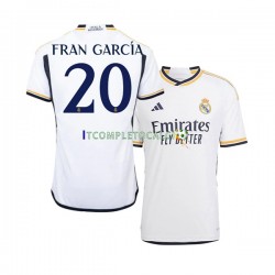 Maglia Real Madrid Fran Garcia 20 Divisa Home 2023-2024 Manica Corta ,Uomo
