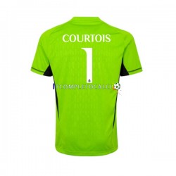 Maglia Real Madrid Thibaut Courtois 1 Portiere Divisa Home 2023-2024 Manica Corta ,Uomo