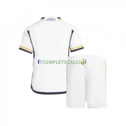 Maglia Real Madrid Divisa Home 2023-2024 Manica Corta ,Bambino