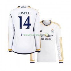 Maglia Real Madrid JOSELU 14 Divisa Home 2023-2024 Manica Lunga ,Uomo
