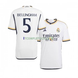 Maglia Real Madrid Jude Bellingham 5 Divisa Home 2023-2024 Manica Corta ,Uomo