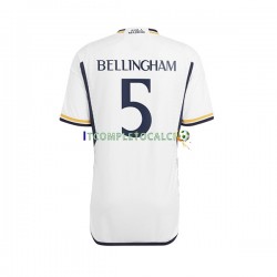 Maglia Real Madrid Jude Bellingham 5 Divisa Home 2023-2024 Manica Corta ,Uomo