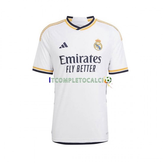 Maglia Real Madrid Rodrygo Goes 11 Divisa Home 2023-2024 Manica Corta ,Bambino