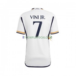 Maglia Real Madrid Vinicius Junior 7 Divisa Home 2023-2024 Manica Corta ,Uomo