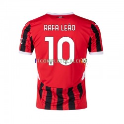 Maglia AC Milan RAFA LEAO 10 Divisa Home 2024-2025 Manica Corta ,Uomo