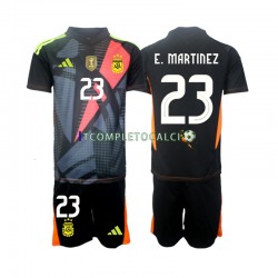 Maglia Argentina Emiliano Martinez 23 Portiere Divisa Home 2024 Manica Corta ,Bambino
