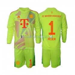 Maglia FC Bayern München Manuel Neuer 1 Portiere Divisa Home 2024-2025 Manica Lunga ,Bambino