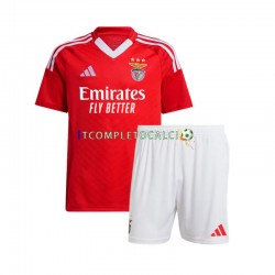 Maglia Benfica Divisa Home 2024-2025 Manica Corta ,Bambino