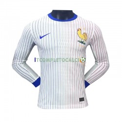 Maglia Francia Divisa Away Euro 2024 Manica Lunga ,Uomo