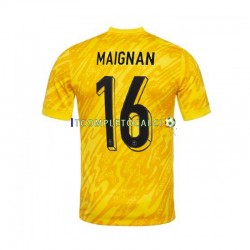 Maglia Francia MAIGNAN 16 Portiere Divisa Home Euro 2024 Manica Corta ,Uomo