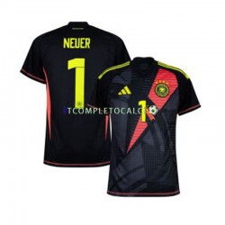 Maglia Germania Manuel Neuer 1 Portiere Divisa Home Euro 2024 Manica Corta ,Uomo