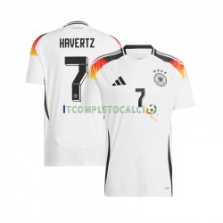 Maglia Germania Havertz 7 Divisa Home Euro 2024 Manica Corta ,Uomo
