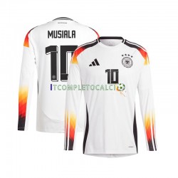Maglia Germania Jamal Musiala 10 Divisa Home Euro 2024 Manica Lunga ,Uomo