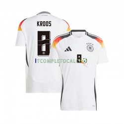 Maglia Germania Toni Kroos 8 Divisa Home Euro 2024 Manica Corta ,Uomo