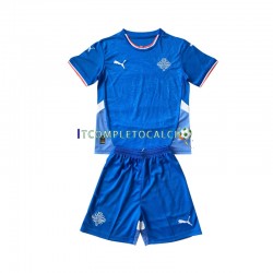 Maglia Islanda Divisa Home 2024 Manica Corta ,Bambino