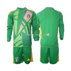 Maglia Italia Portiere Divisa Away Euro 2024 Manica Lunga ,Bambino