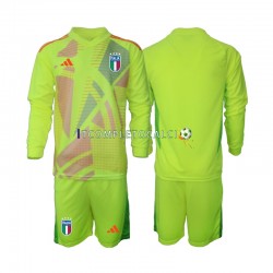 Maglia Italia Portiere Divisa Home Euro 2024 Manica Lunga ,Bambino