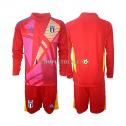 Maglia Italia Portiere Terza Divisa Euro 2024 Manica Lunga ,Bambino
