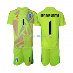 Maglia Italia Donnarumma 1 Portiere Divisa Home Euro 2024 Manica Corta ,Bambino