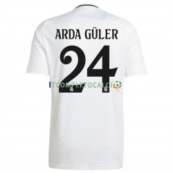 Maglia Real Madrid ARDA GULER 24 Divisa Home 2024-2025 Manica Corta ,Uomo