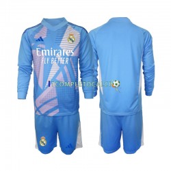 Maglia Real Madrid Portiere Divisa Home 2024-2025 Manica Lunga ,Bambino