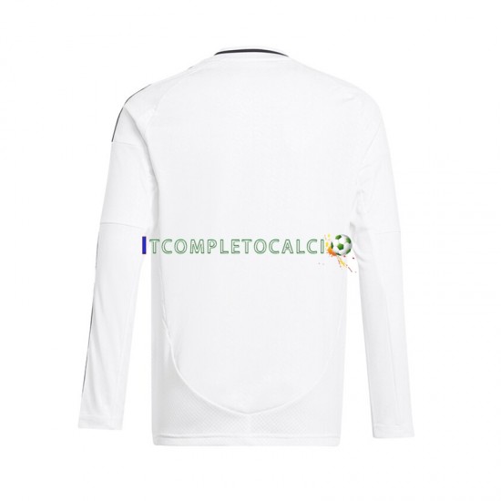 Maglia Real Madrid Divisa Home 2024-2025 Manica Lunga ,Uomo