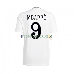 Maglia Real Madrid Kylian Mbappé 9 Divisa Home 2024-2025 Manica Corta ,Uomo