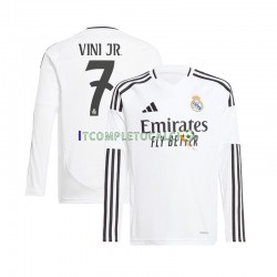 Maglia Real Madrid Vinicius Junior 7 Divisa Home 2024-2025 Manica Lunga ,Uomo