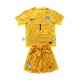 Maglia Slovenia Jan Oblak 1 Portiere Divisa Home Euro 2024 Manica Corta ,Bambino