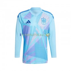 Maglia Spagna Portiere Divisa Away Euro 2024 Manica Lunga ,Uomo