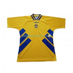 Maglia Svezia Retro Divisa Home 1994 Manica Corta ,Uomo
