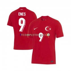 Maglia Turchia Enes Unal 9 Divisa Away Euro 2024 Manica Corta ,Uomo