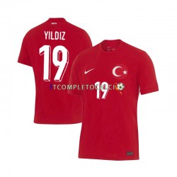 Maglia Turchia Kenan Yıldız 19 Divisa Away Euro 2024 Manica Corta ,Uomo