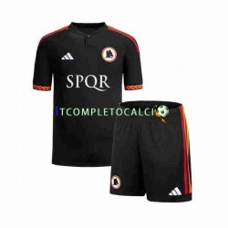 Maglia AS Roma Terza Divisa 2023-2024 Manica Corta ,Bambino