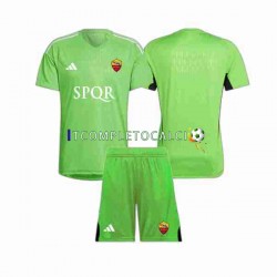 Maglia AS Roma Portiere Divisa Away 2023-2024 Manica Corta ,Bambino