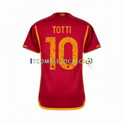 Maglia AS Roma Totti 10 Divisa Home 2023-2024 Manica Corta ,Uomo