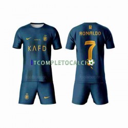 Maglia Al-Nassr Ronaldo 7 Divisa Away 2023-2024 Manica Corta ,Bambino