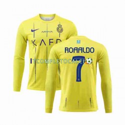 Maglia Al-Nassr Ronaldo 7 Divisa Home 2023-2024 Manica Lunga ,Uomo