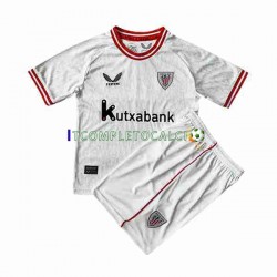 Maglia Athletic Bilbao Divisa Away 2023-2024 Manica Corta ,Bambino