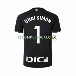 Maglia Athletic Bilbao UNAI SIMON 1 Portiere Divisa Home 2023-2024 Manica Corta ,Uomo