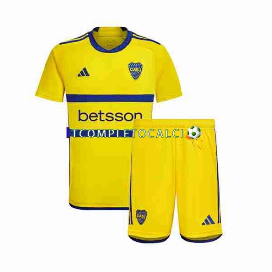 Maglia Boca Juniors Divisa Away 2023-2024 Manica Corta ,Bambino