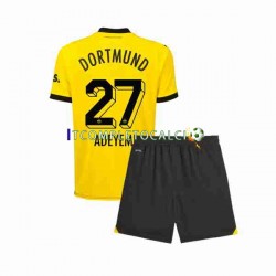 Maglia Borussia Dortmund Karim Adeyemi 27 Divisa Home 2023-2024 Manica Corta ,Bambino