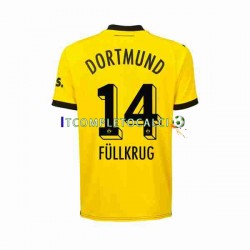Maglia Borussia Dortmund Niclas Fullkrug 14 Divisa Home 2023-2024 Manica Corta ,Uomo