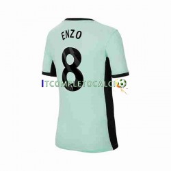 Maglia Chelsea Enzo Fernandez 8 Terza Divisa 2023-2024 Manica Corta ,Uomo
