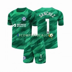 Maglia Chelsea Robert Sanchez 1 Portiere Terza Divisa 2023-2024 Manica Corta ,Bambino